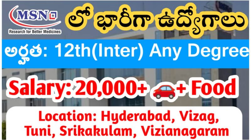 MNS Compnay Jobs Telugu