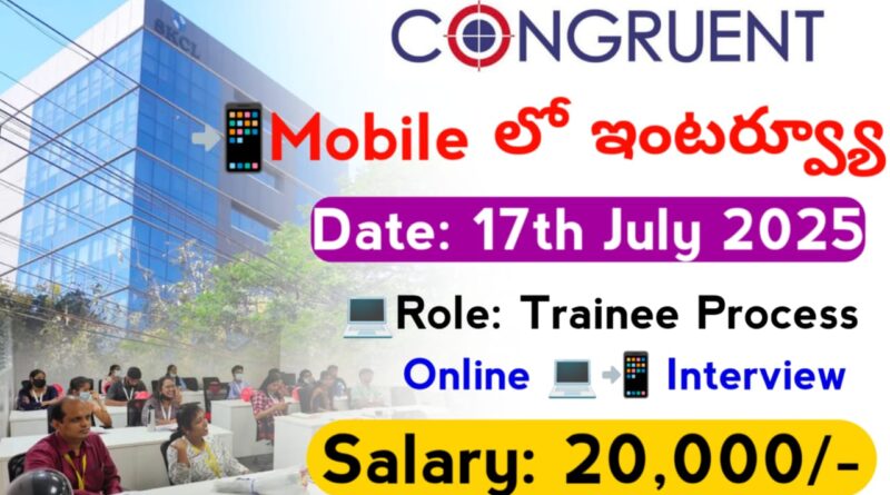 Congruent Company Jobs 2025