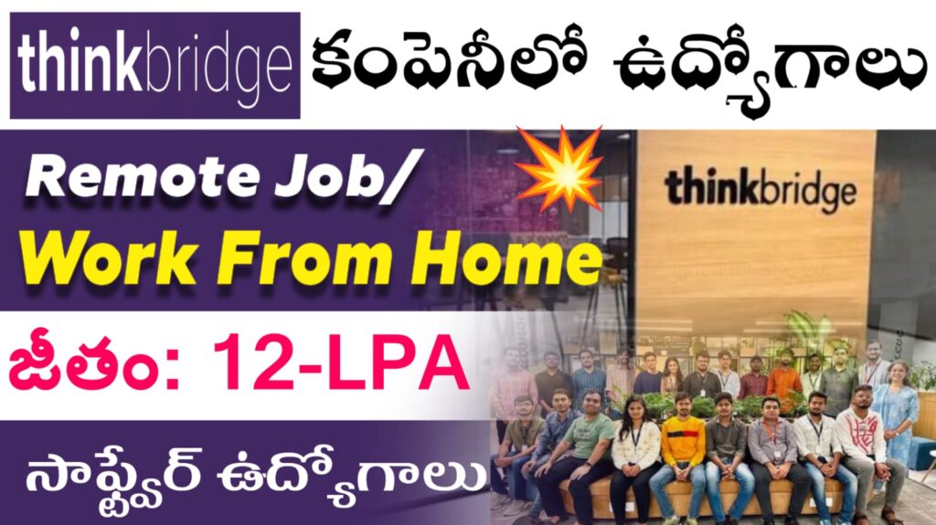 Thinkbridge company jobs telugu 2025