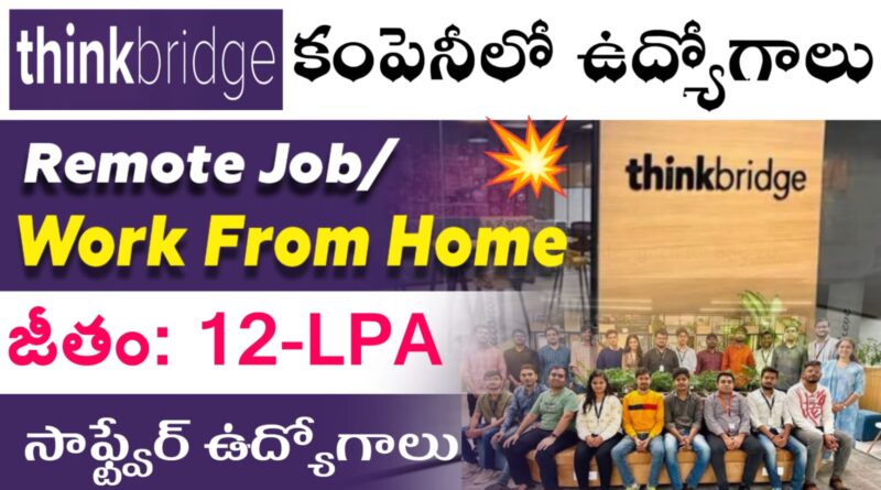 Thinkbridge company jobs telugu 2025