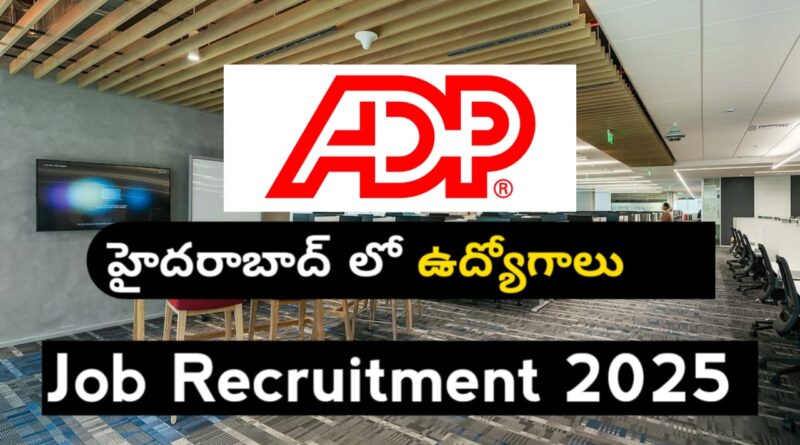 ADP Company Job Openings 2025
