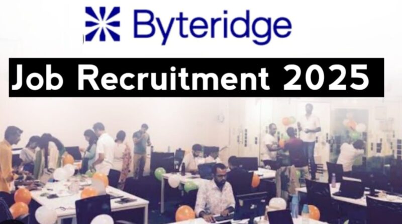 Byteridge Company Job Openings 2025