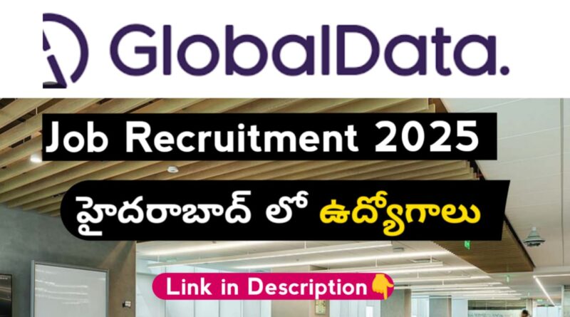 GlobalData Company Job Openings 2025