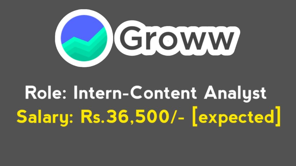 Groww Company Job Recruitment 2025