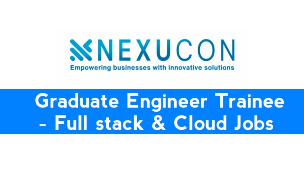 Nexucon Company Job Openings 2025